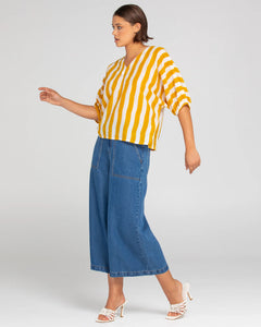 Boom Shankar - Sami Top - Tropical Stripe