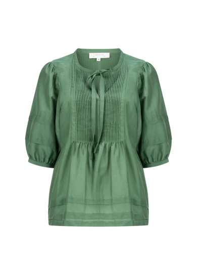 Caravan & Co - Riley Pintuck Blouse
