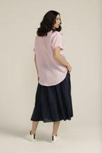 Load image into Gallery viewer, Goondiwindi - Cuffed Short Sleeve Linen Shirt - Candy
