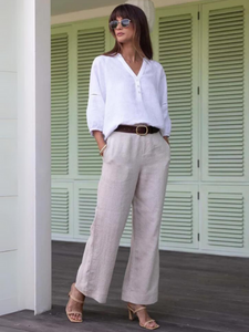 Humidity - Fleetwood Linen Pants - Natural