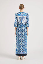 Load image into Gallery viewer, Lola - Mary Cotton Maxi Dress - Margaret Navy
