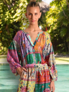 Lola - Twenty Silk Shirt - Lotus Lotus