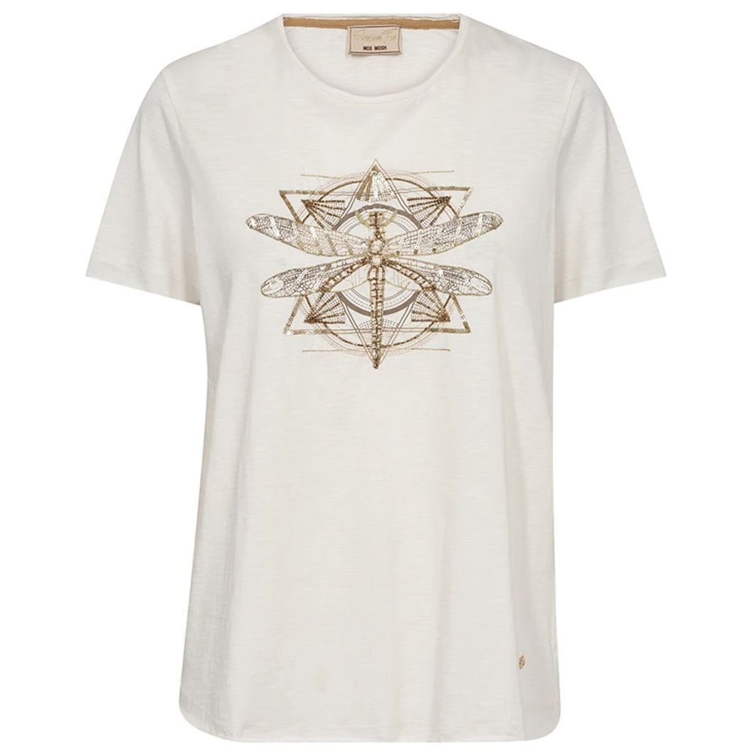 Mos Mosh - Gull Deco Tee - Ecru