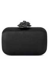 Load image into Gallery viewer, Olga Berg - Rosa Clutch - Black
