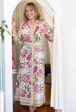 Load image into Gallery viewer, Once Was - Carmen Viscose Linen Maxi Dress - Azalea Fields
