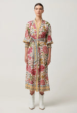 Load image into Gallery viewer, Once Was - Carmen Viscose Linen Maxi Dress - Azalea Fields
