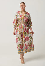 Load image into Gallery viewer, Once Was - Carmen Viscose Linen Maxi Dress - Azalea Fields
