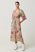 Load image into Gallery viewer, Once Was - Carmen Viscose Linen Maxi Dress - Azalea Fields
