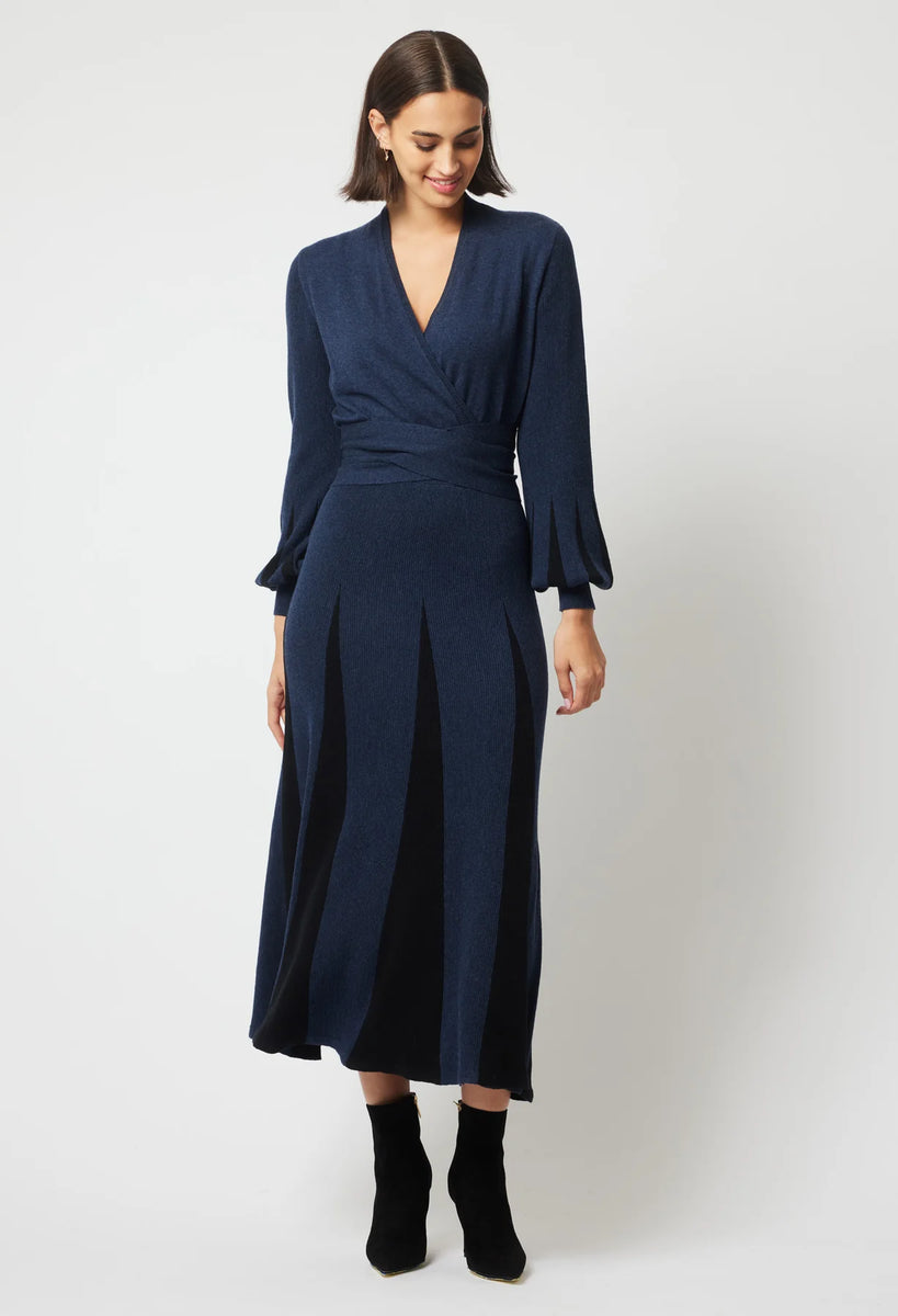 Once Was - Danxia Knit Dress - Midnight – Indigoandme