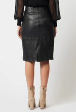 Load image into Gallery viewer, Once Was - Stella Leather Skirt - Black
