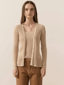 POL - Nucleus Pointelle Cardigan