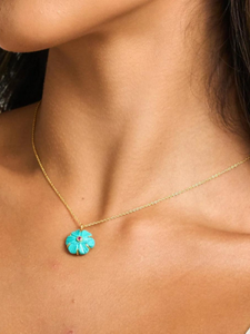 VAMA - Asteria Necklace - Turquoise