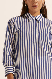 Zoe Kratzmann - Agile Top - Navy Stripe